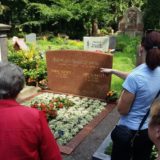 Das Grab von Jupp Schmitz.